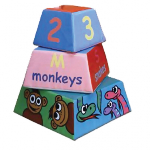 Soft Play Jungle Pyramid Blocks