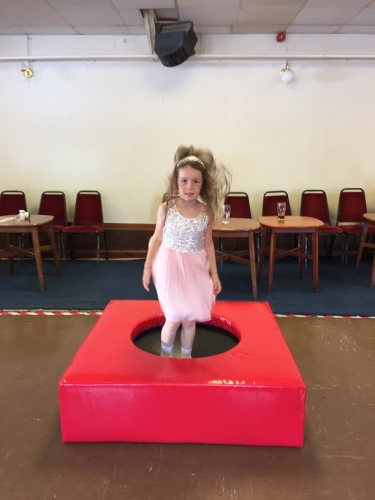 Soft Play Trampoline assembly